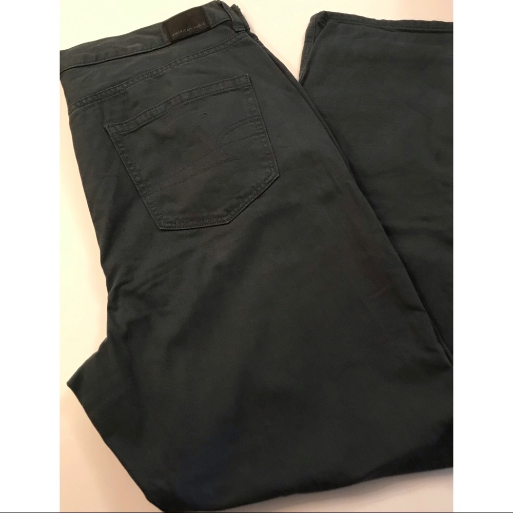 American Eagle Dark Green Next Level Stretch Jeans